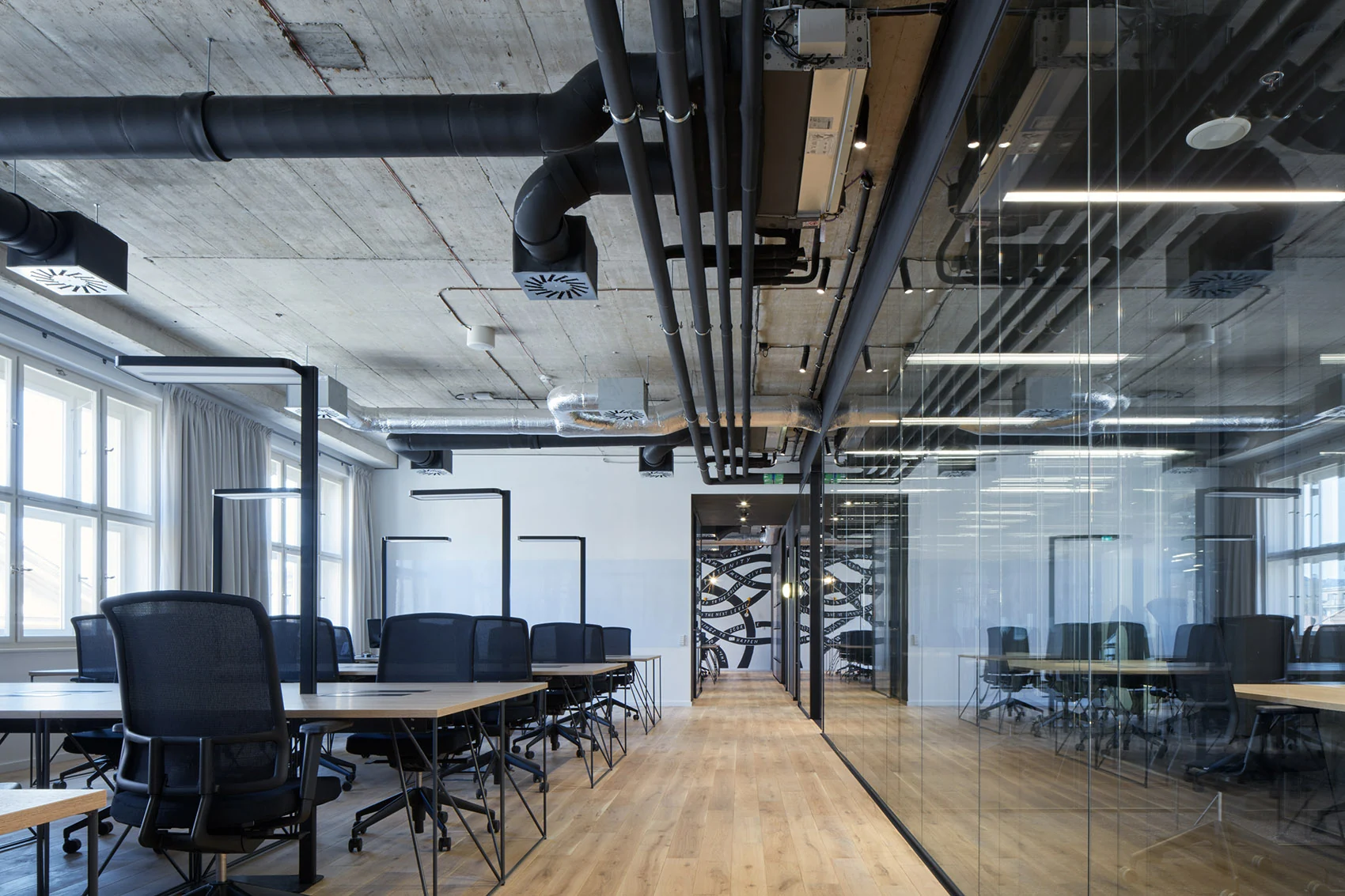HubHub Prague — Prague workplace interior, view 2