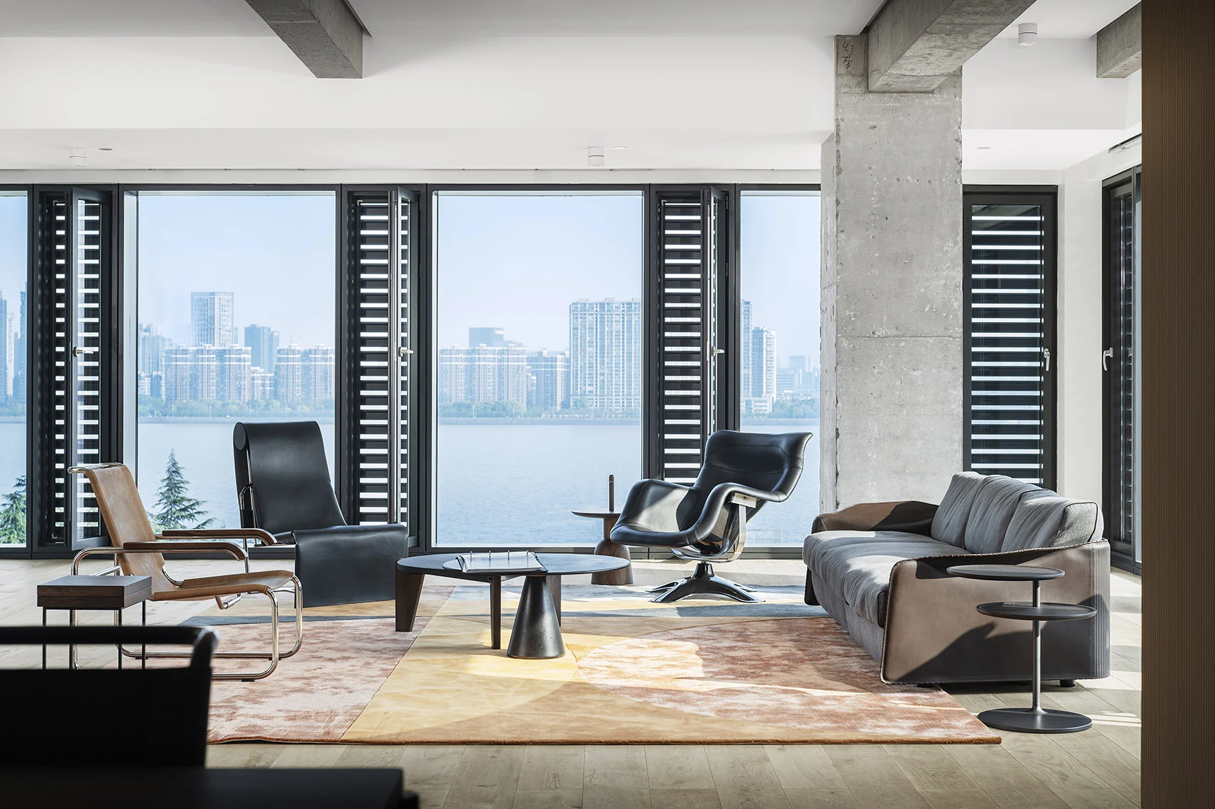 Lingdi Office — Hangzhou workplace interior, view 1
