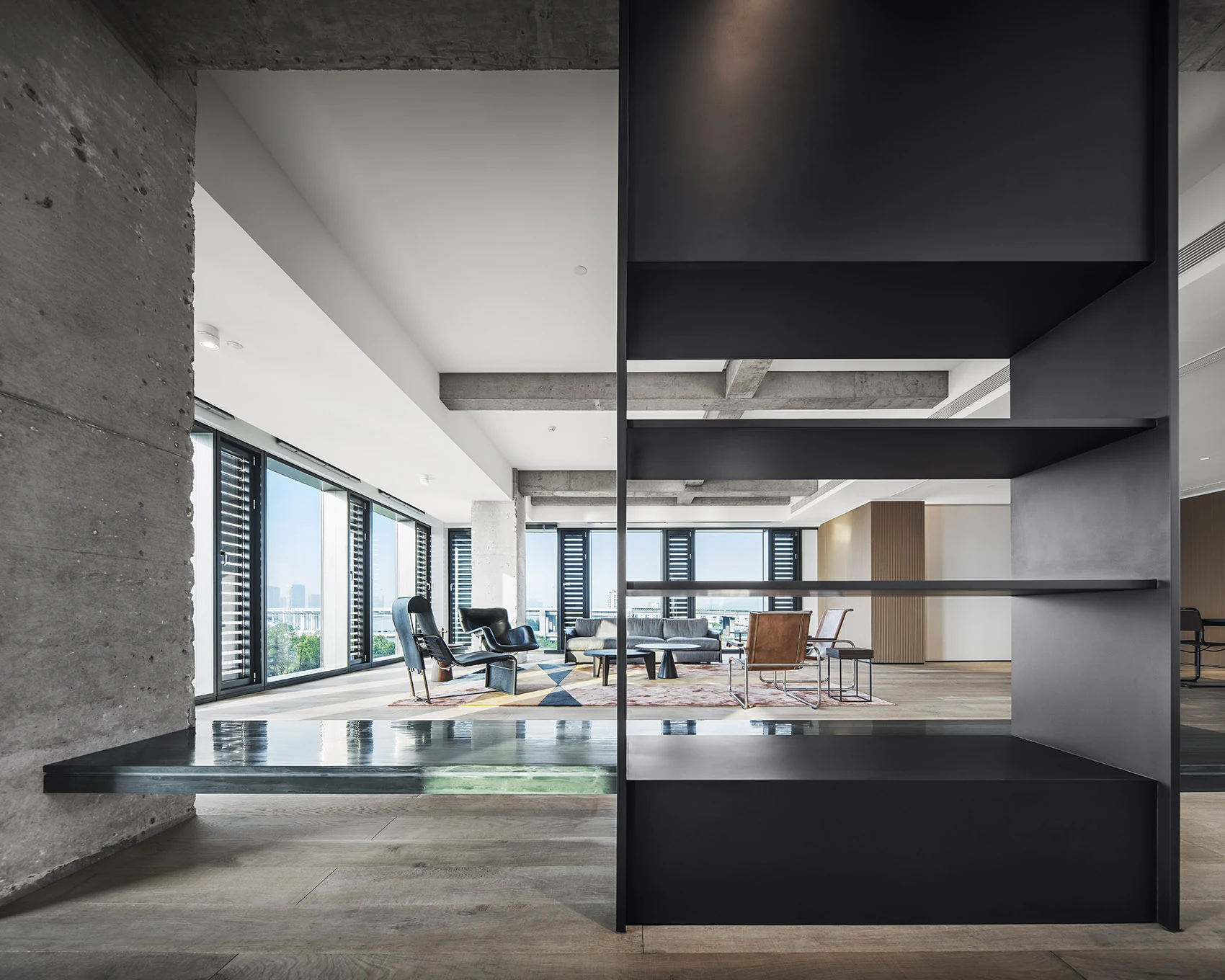 Lingdi Office — Hangzhou workplace interior, view 2